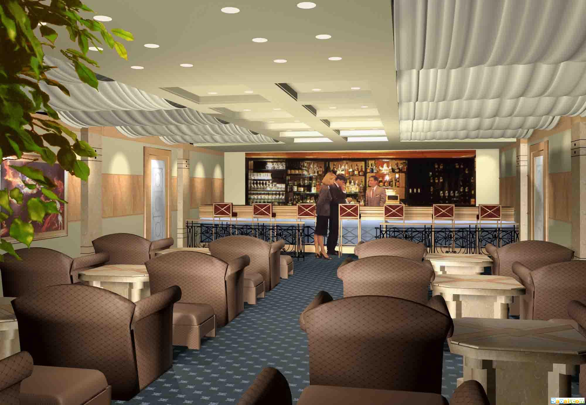 酒店餐廳設計  空間色彩巧搭配