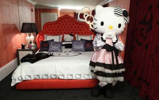 超萌HelloKitty精品酒店設計欣賞  http://www.zjjinhang.cn/jdsj/