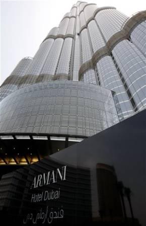 迪拜阿瑪尼酒店設計露真容  體驗世界最高塔酒店設計美景