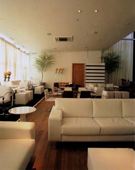 柔美空間  都市大廳酒吧設計效果圖欣賞