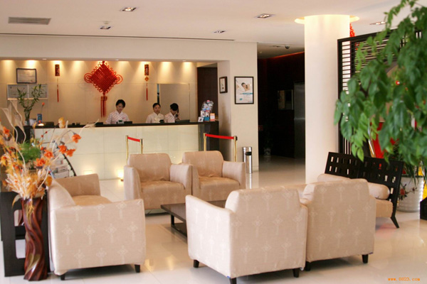 經濟型酒店大堂設計實景圖