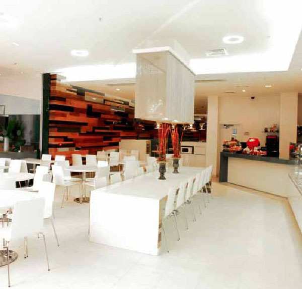 現代風格酒店餐廳設計    Vallorini快餐廳設計欣賞