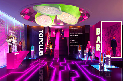酒吧設計挑戰娛樂極限  TOPCLUB酒吧設計圖欣賞