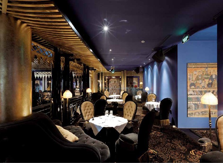 法國頂級餐飲會所設計品牌   浪漫餐廳設計案例