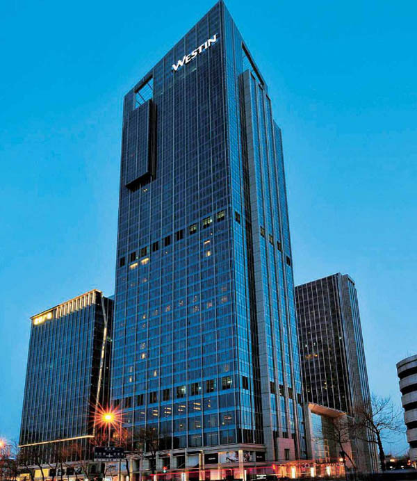 五星級商務酒店設計標準  天津君隆威斯汀酒店設計欣賞