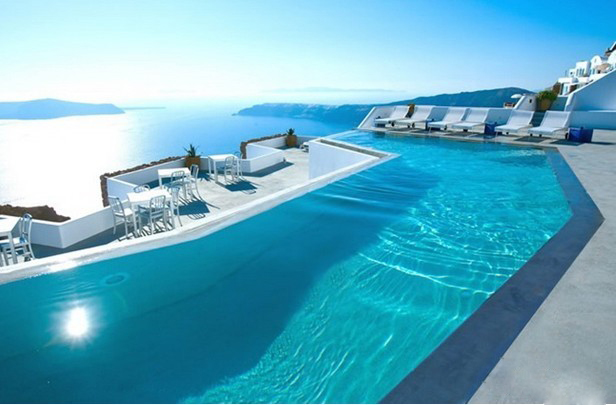 碧海藍天 海天一線的Santorini Grace設計