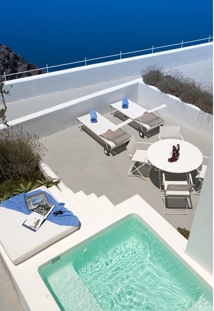 碧海藍天 海天一線的Santorini Grace設計