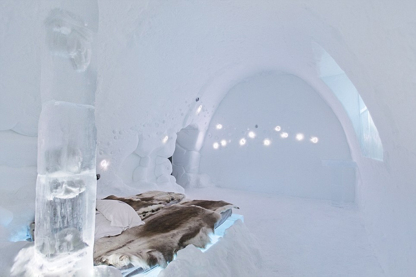 最驚艷的酒店空間  揭秘世界最冷的瑞典冰雪度假酒店