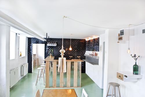 清新自然的文藝范兒小酒吧設計圖欣賞