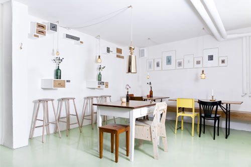 清新自然的文藝范兒小酒吧設計圖欣賞