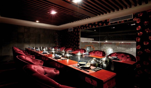 中式情緣酒店餐飲設計案例   上本臺灣涮涮鍋番禺店