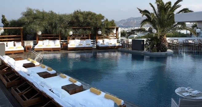 米克諾斯島（Mykonos）Belvedere 天然度假洗浴中心設計