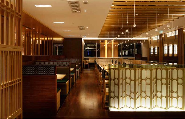 傳統日式餐廳 北京的勝博殿餐飲會所設計