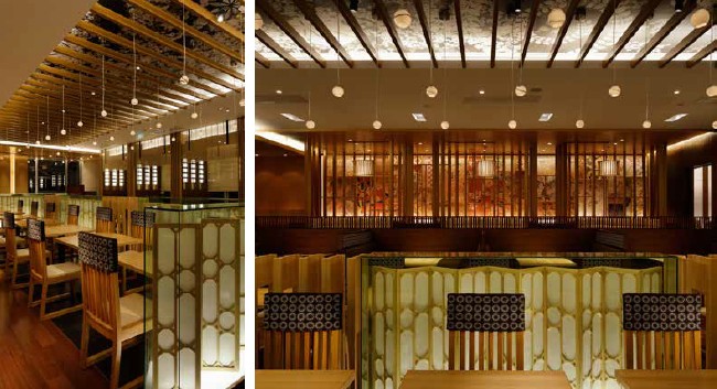 傳統日式餐廳 北京的勝博殿餐飲會所設計