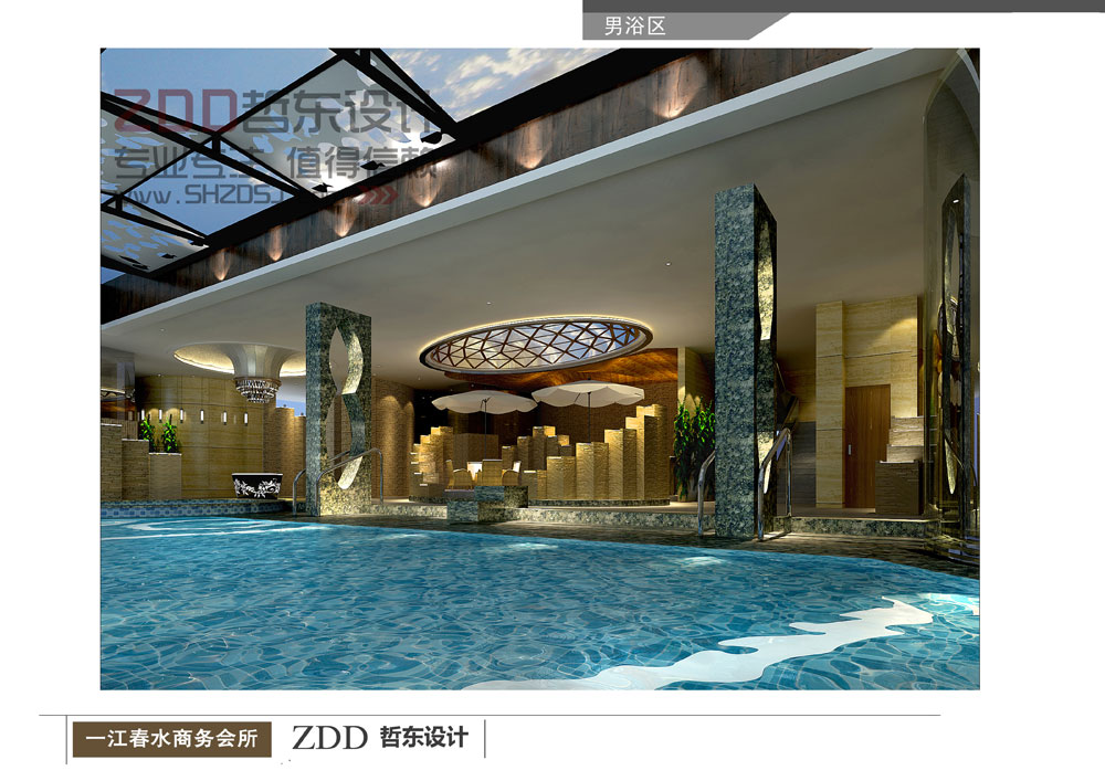 山西·太原一江春水洗浴會所設計案例欣賞